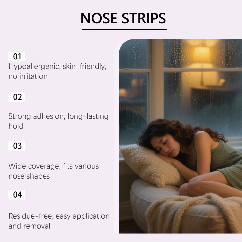 Transparent Nose Strips – For Sleep & Sports