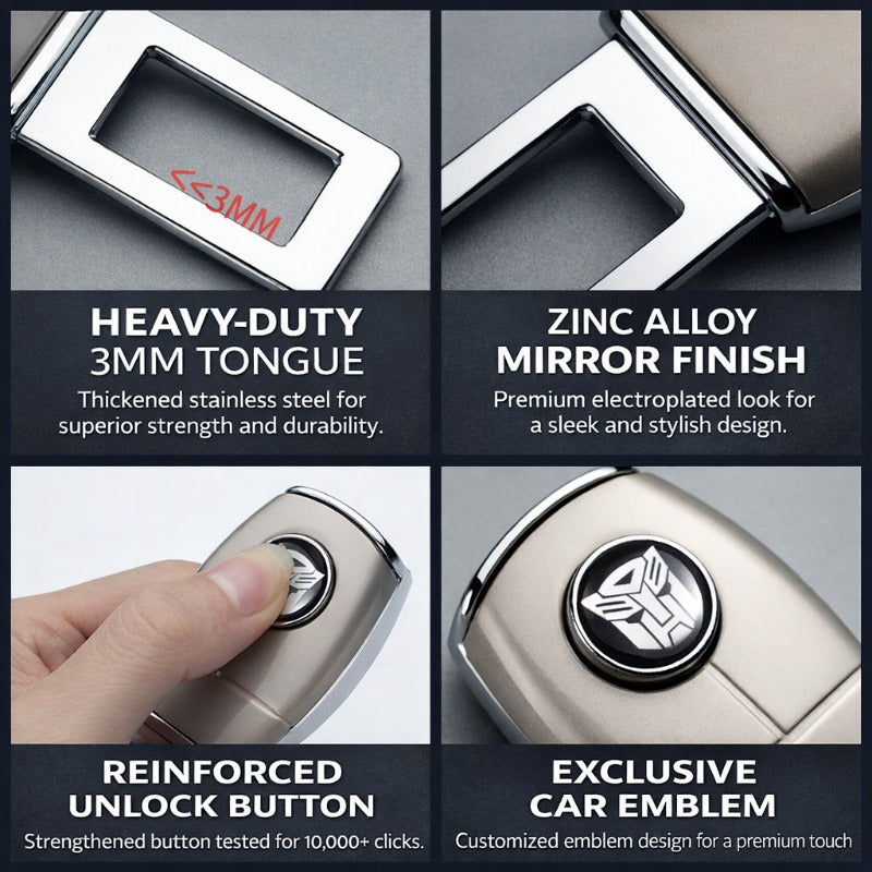 Premium Steel Seatbelt Extender