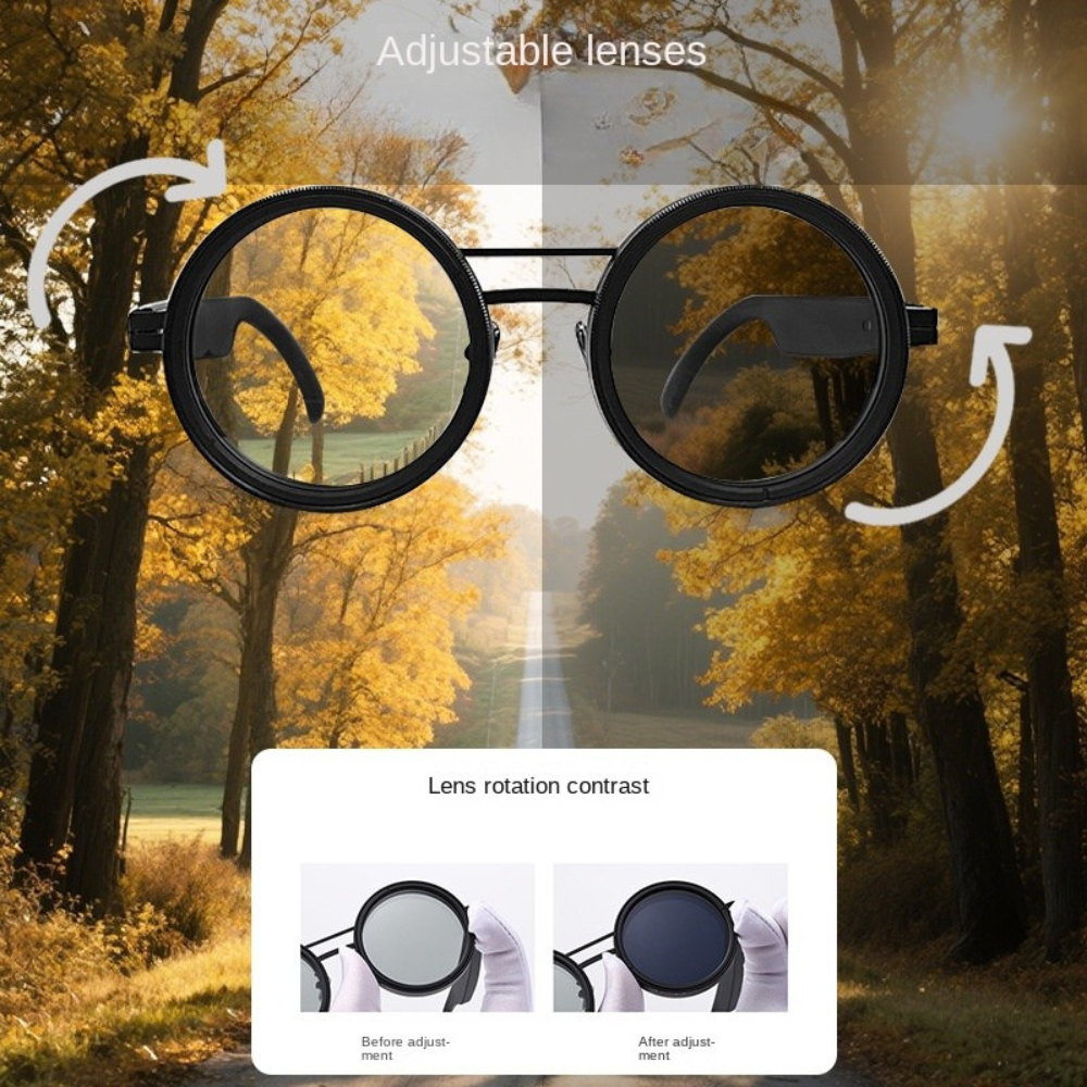 Adjustable Black Sunglasses