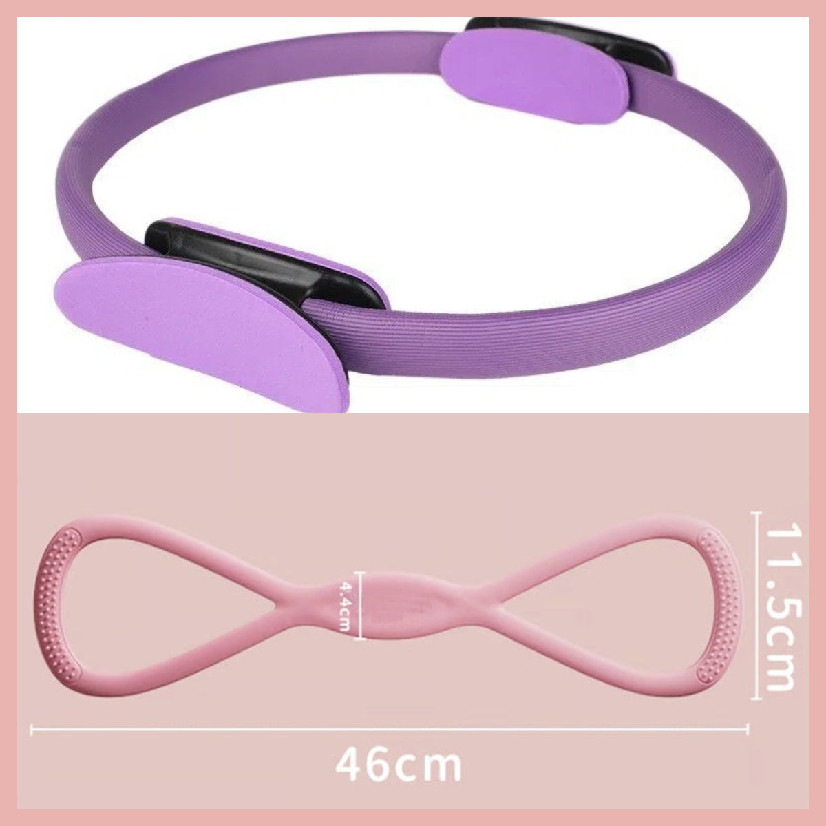 💪🌸 Shape, strengthen, improve posture – the all-in-one Pilates ring for every level! 🌿✨ Sustainable & effective for home use.