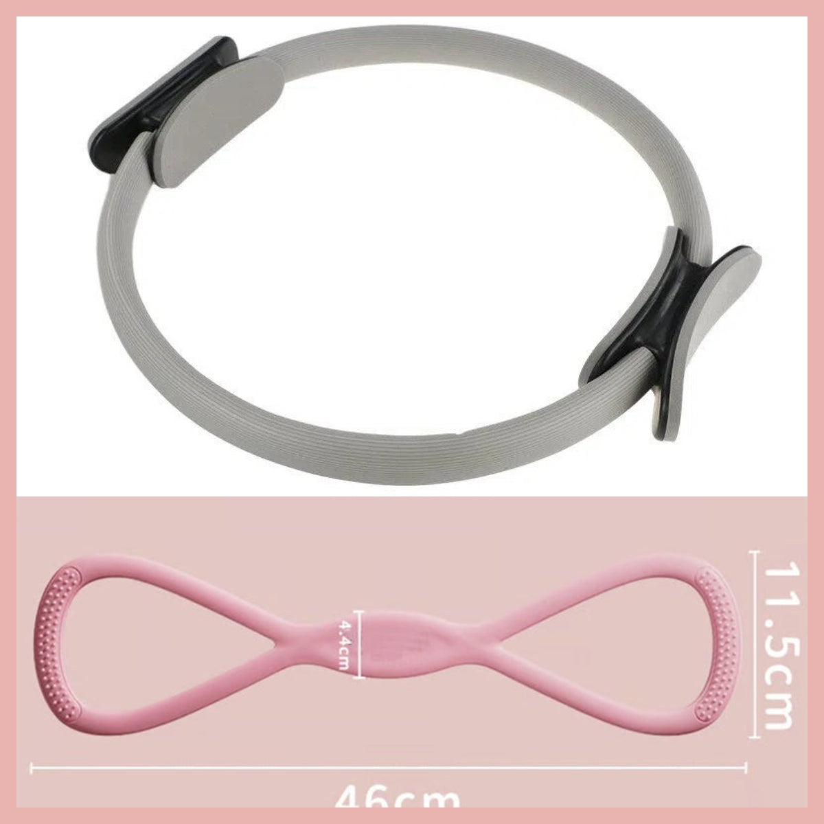 💪🌸 Shape, strengthen, improve posture – the all-in-one Pilates ring for every level! 🌿✨ Sustainable & effective for home use.