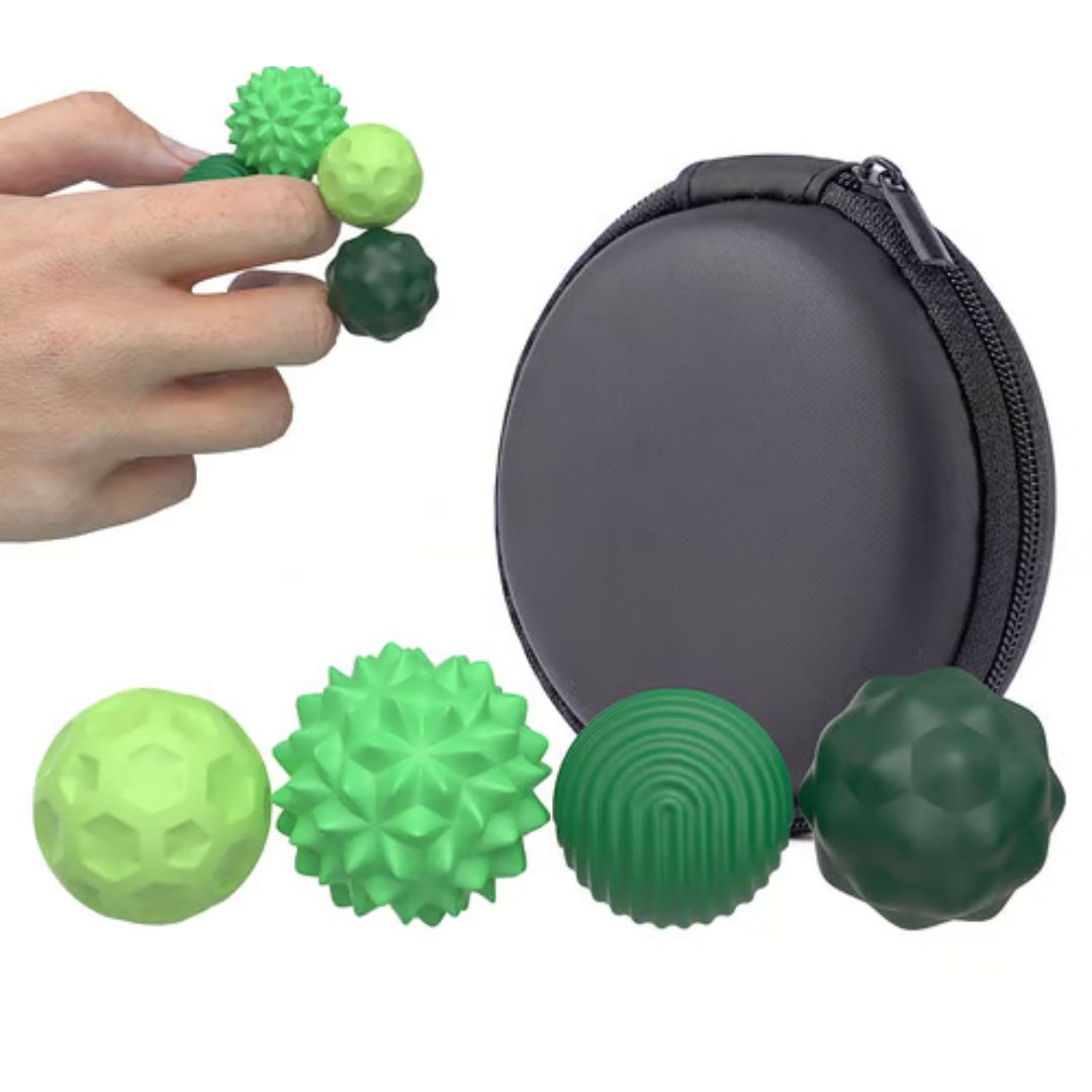 Silicone Magnetic Balls – Sensory Fidget Roller Set