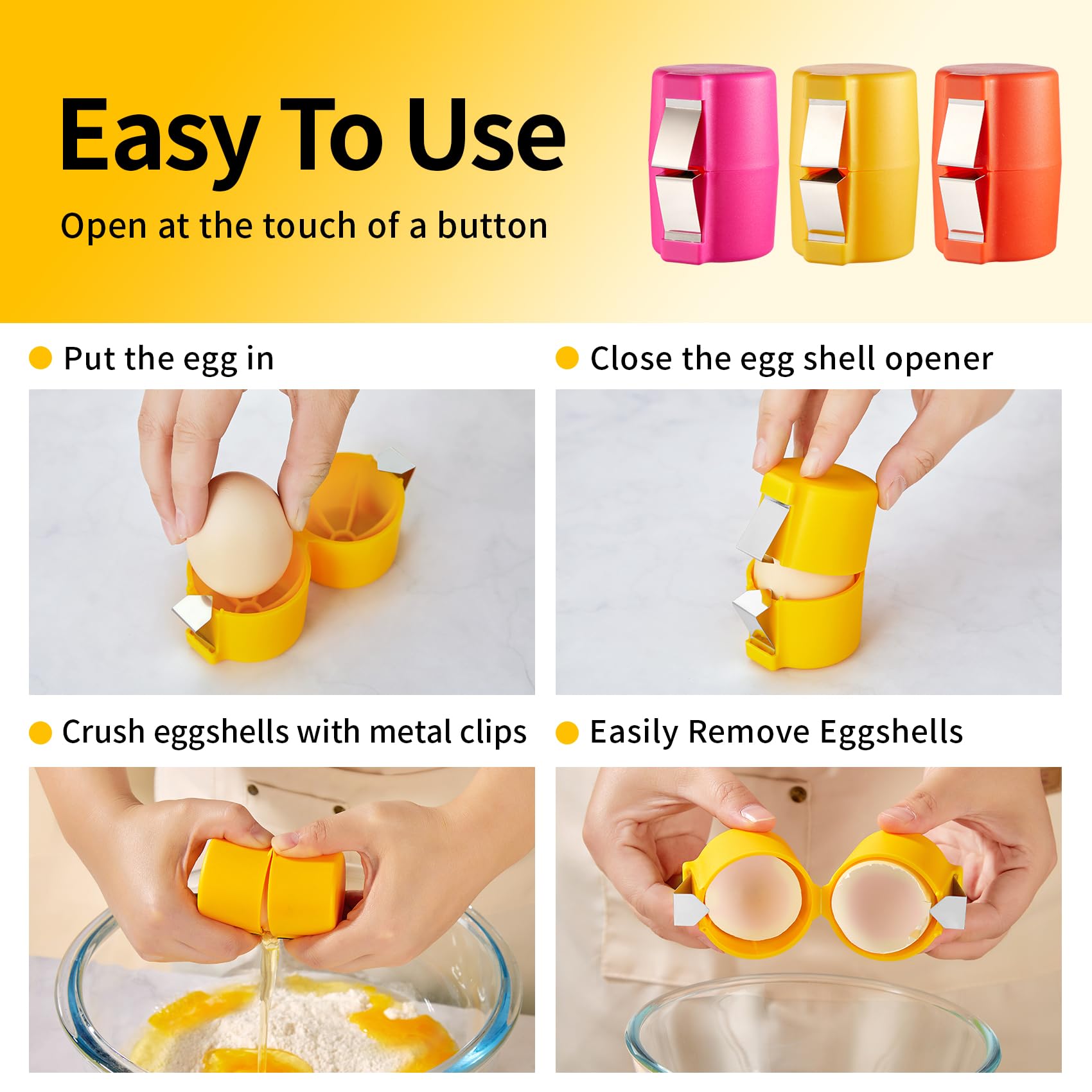 Eptchn No Mess Easy Egg Opener CrackSlick
