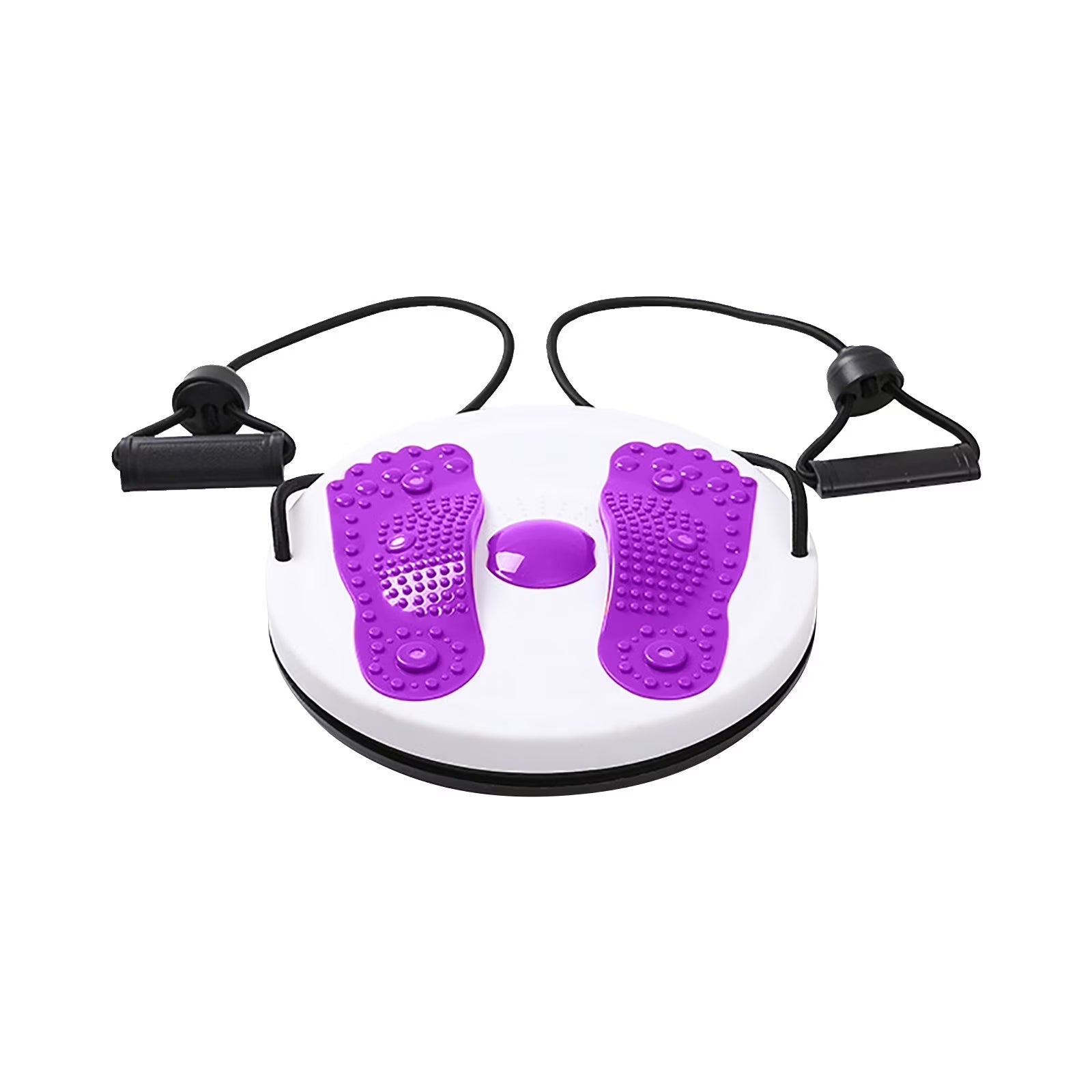 Fitness & Yoga Waist Twisting Disc Massage for Core Shaping with Pull Rope -Function Twister Board for Waist and Foot Massage