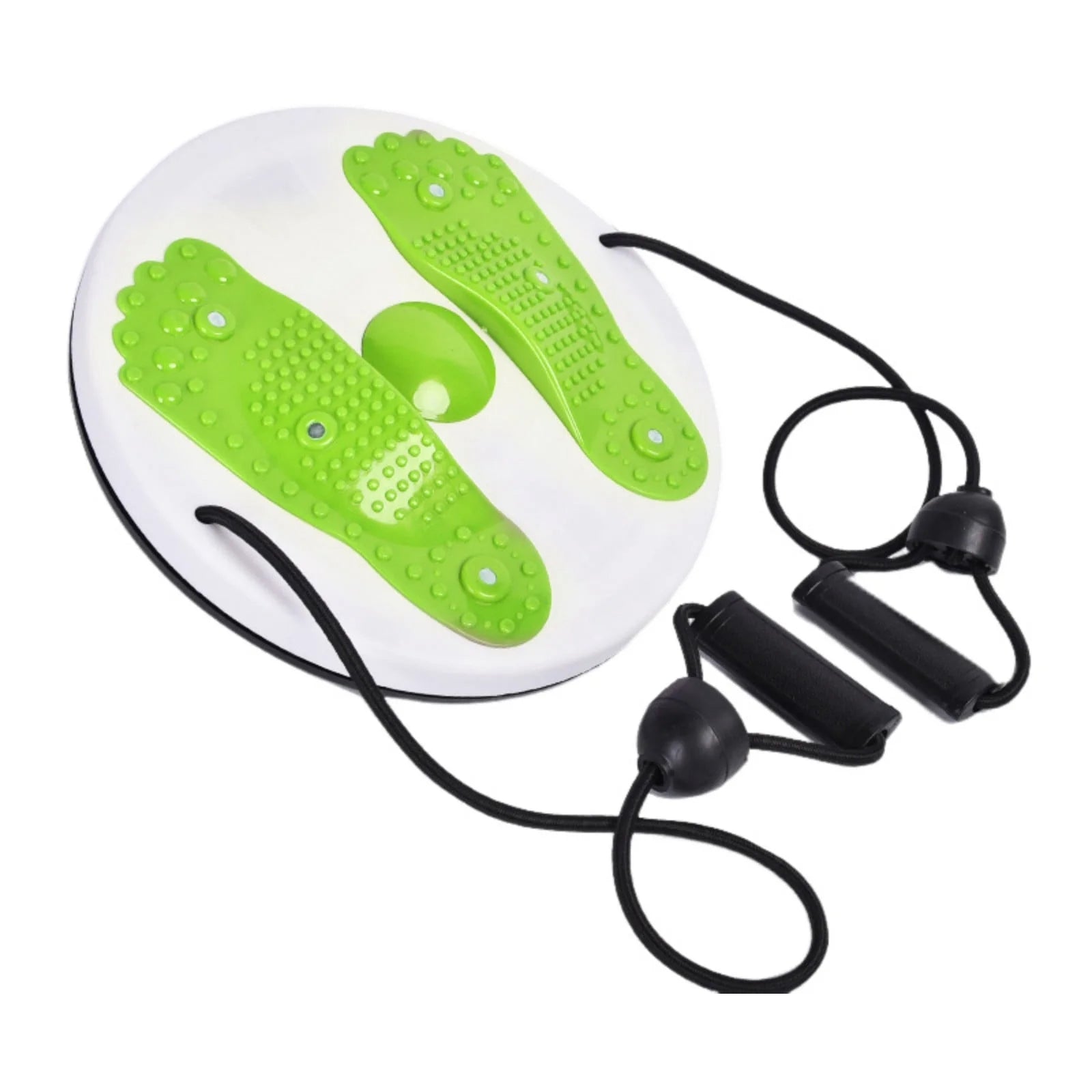 Fitness & Yoga Waist Twisting Disc Massage for Core Shaping with Pull Rope -Function Twister Board for Waist and Foot Massage