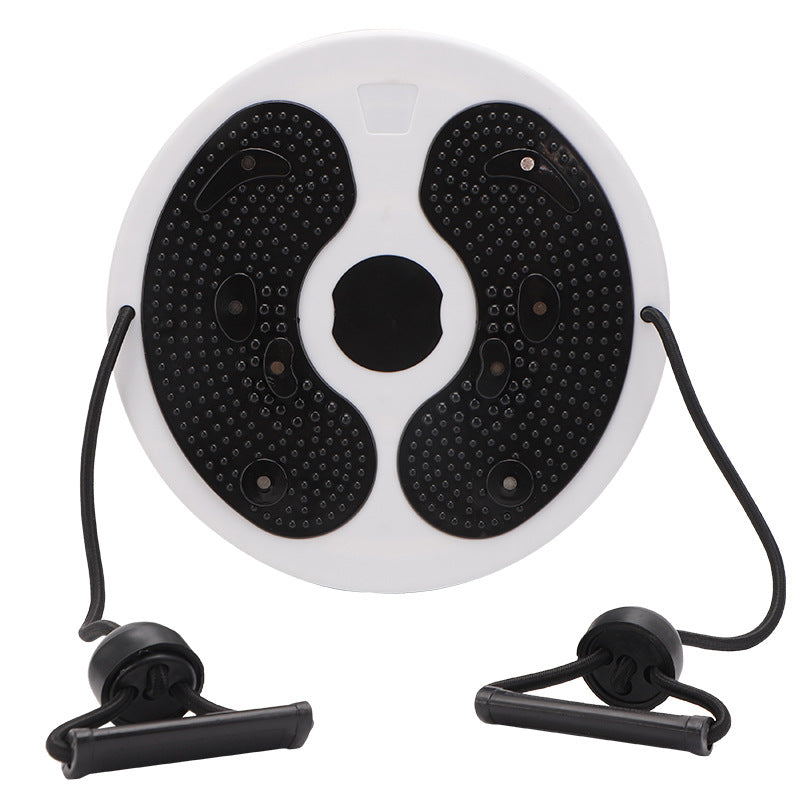 Fitness & Yoga Waist Twisting Disc Massage for Core Shaping with Pull Rope -Function Twister Board for Waist and Foot Massage